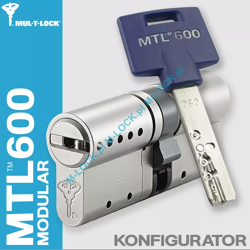 MUL-T-LOCK 2 MTL 600 Modular / Interactive+, wkładka patentowa (konfigurator)