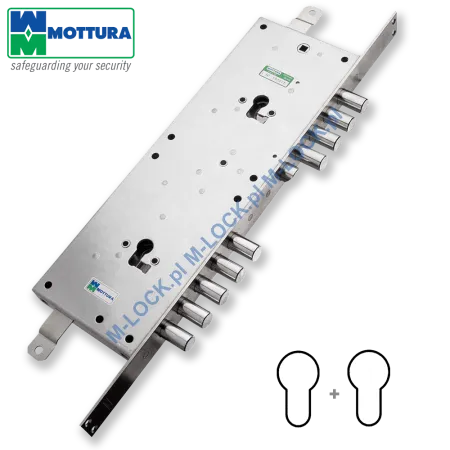 MOTTURA 85.774 zamek centralny-rozporowy, dwukluczowy (zależny)