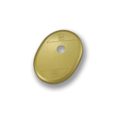 Szyld MOTTURA 95.322AB, stary mosiądz