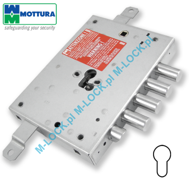 MOTTURA 89.84571D/S7Q zamek centralny-rozporowy do drzwi DIERRE