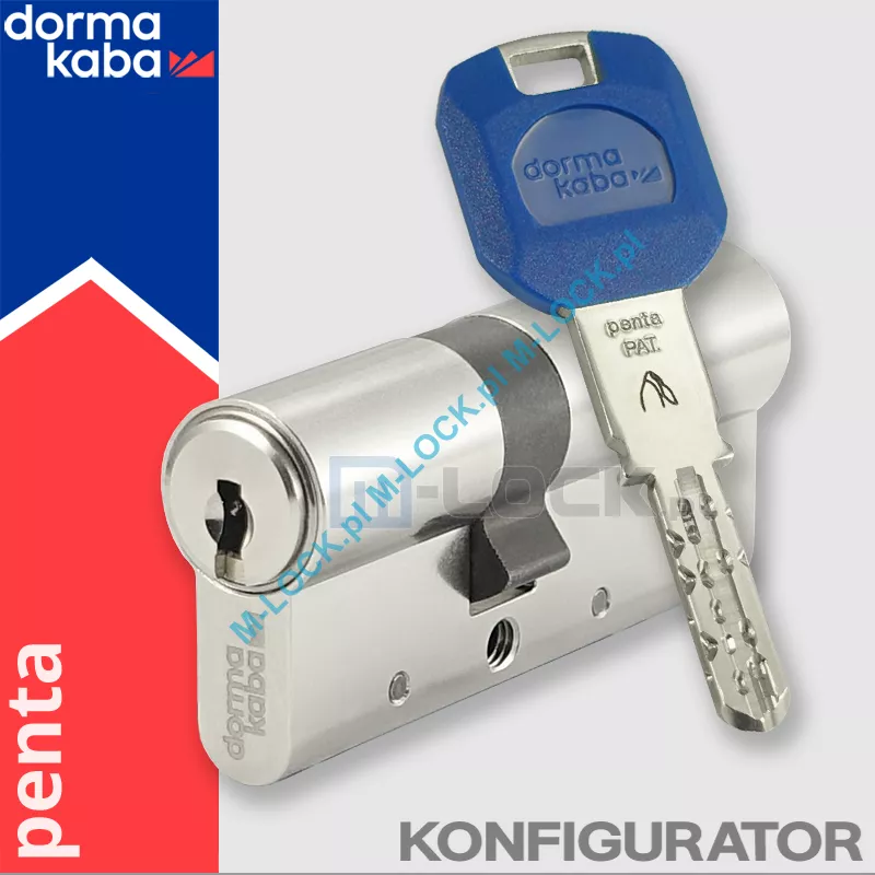 DormaKaba PENTA, wkładka patentowa (konfigurator)