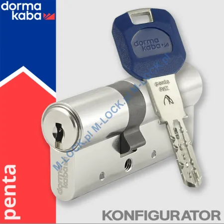 DormaKaba PENTA, wkładka patentowa (konfigurator)