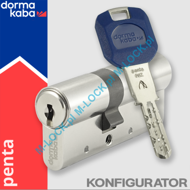 DormaKaba PENTA, wkładka patentowa (konfigurator)