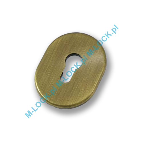 Rozeta na wkładkę AF-05-OG, stary mosiądz