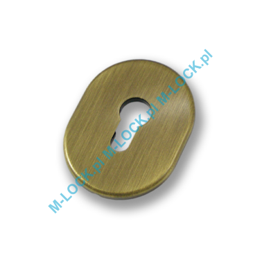 Rozeta na wkładkę AF-05-OG, stary mosiądz