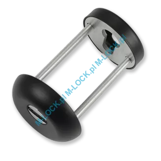 CIPIERRE 360-B, rozeta antywłamaniowa (kolor czarny) - 2