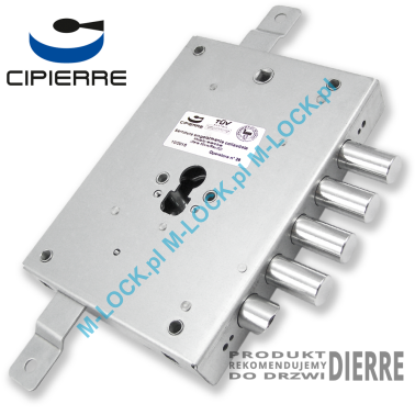 CIPIERRE 701.28N, zamek do drzwi DIERRE ASSO 5