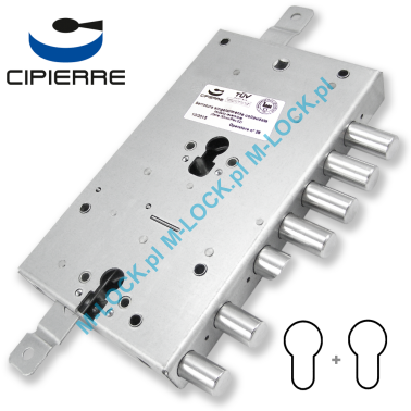 CIPIERRE 702.28N-2 zamek centralny-rozporowy do drzwi DIERRE