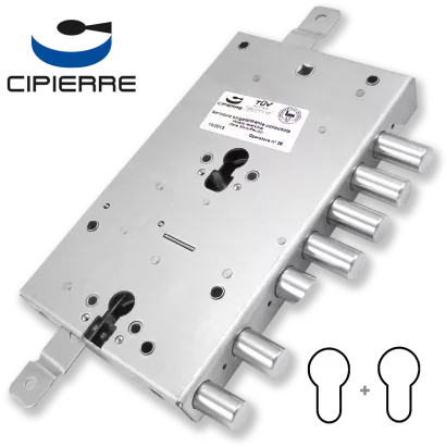 CIPIERRE 702.28N-2 zamek centralny-rozporowy do drzwi DIERRE