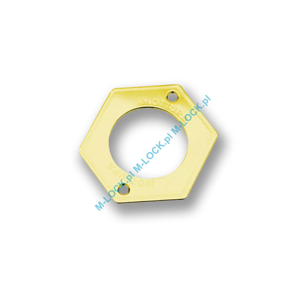 Szyld (pompa 34) MOTTURA 95.148NOLV, mosiądz błyszczący