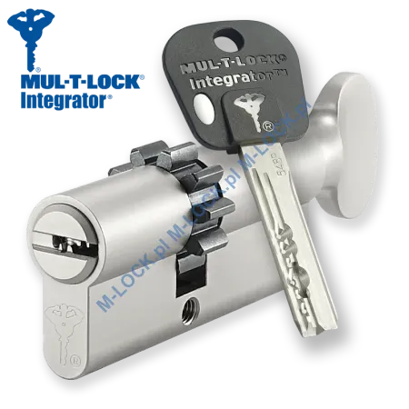 MUL-T-LOCK Integrator 31/40G1ZN (71 mm), wkładka patentowa z pokrętłem