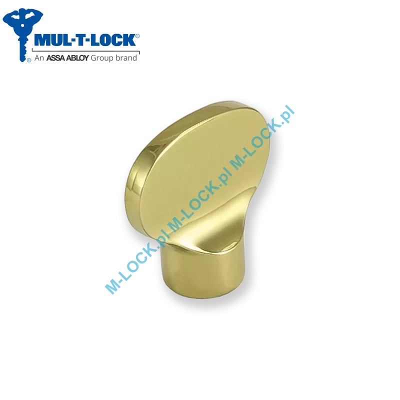 MUL-T-LOCK G1 (mosiądz), pokrętło do wkładki profilowej