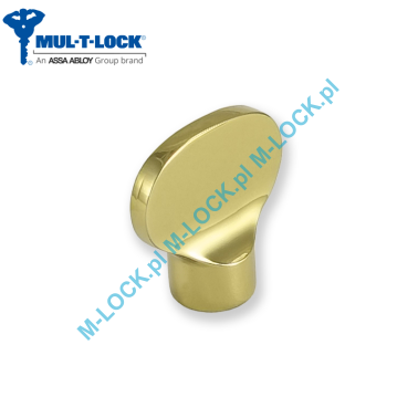 MUL-T-LOCK G1 (mosiądz), pokrętło do wkładki profilowej
