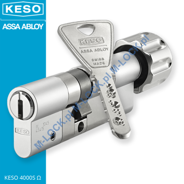 KESO 4000S Omega A.505 40/50G1NN (90 mm), wkładka patentowa z gałką