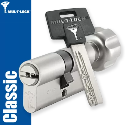 MUL-T-LOCK Classic 31/31G3NN (62 mm), wkładka patentowa z pokrętłem
