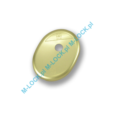 Szyld MOTTURA 95.322OLV, mosiądz błyszczący