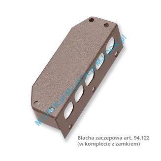 MOTTURA 30.612 zamek na klucz typu POMPA z zatrzaskiem - 2