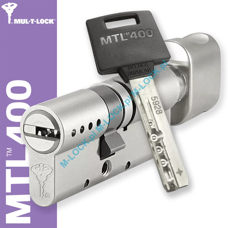 MUL-T-LOCK MTL 400 / Classic PRO 31/40G2NN (71 mm), wkładka patentowa z gałką