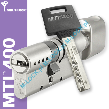 MUL-T-LOCK MTL 400 / Classic PRO 31/40G2NN (71 mm), wkładka patentowa z gałką