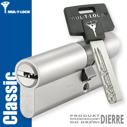MUL-T-LOCK Classic 31/50NN (81 mm), wkładka patentowa do drzwi Dierre