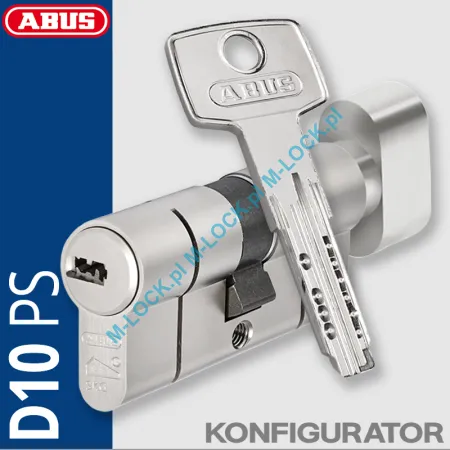 ABUS D10 PS - wkładka patentowa z pokrętłem (konfigurator)
