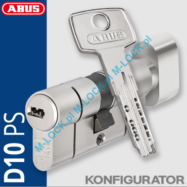 ABUS D10 PS - wkładka patentowa z pokrętłem (konfigurator)