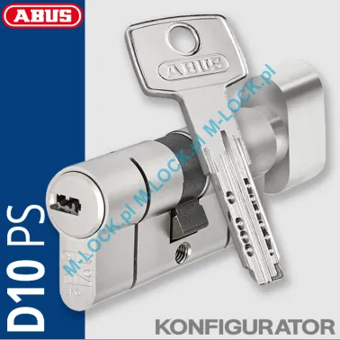 ABUS D10 PS - wkładka patentowa z pokrętłem (konfigurator)