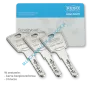 KESO 4000S Omega 40/50G1NN (90 mm), wkładka patentowa z gałką do drzwi Dierre - 2
