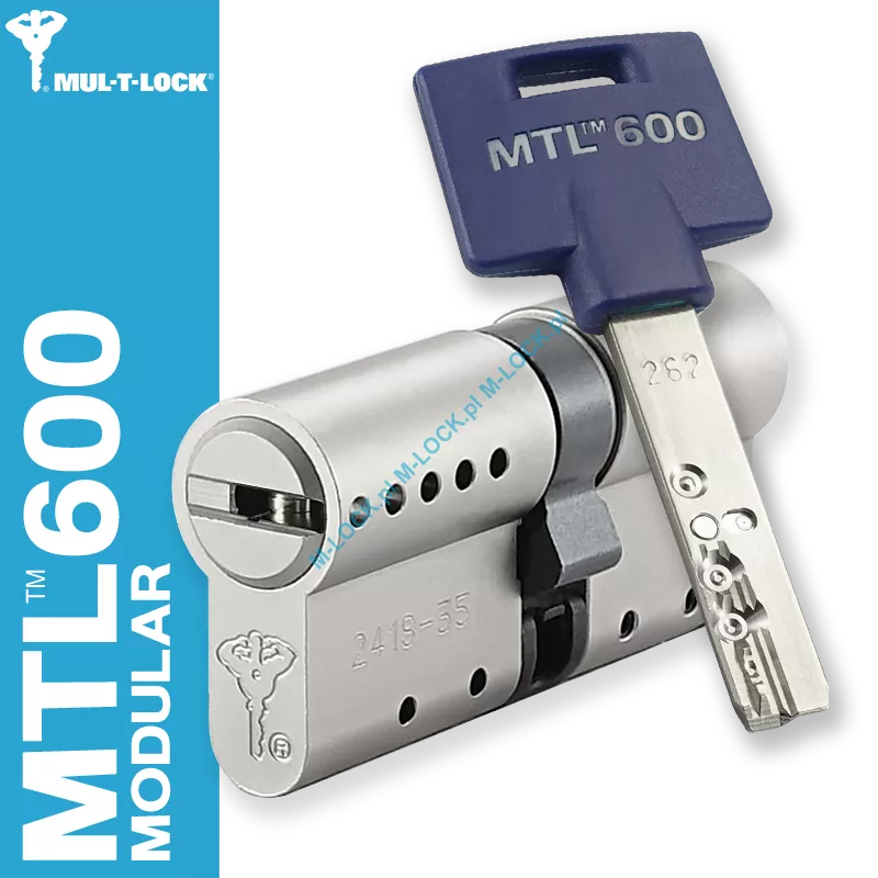 MUL-T-LOCK MTL 600 Modular / Interactive+ 31/35NN (66 mm), wkładka patentowa