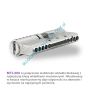 MUL-T-LOCK MTL 400 / Classic PRO 31/45G2NN (76 mm), wkładka patentowa z gałką - 5