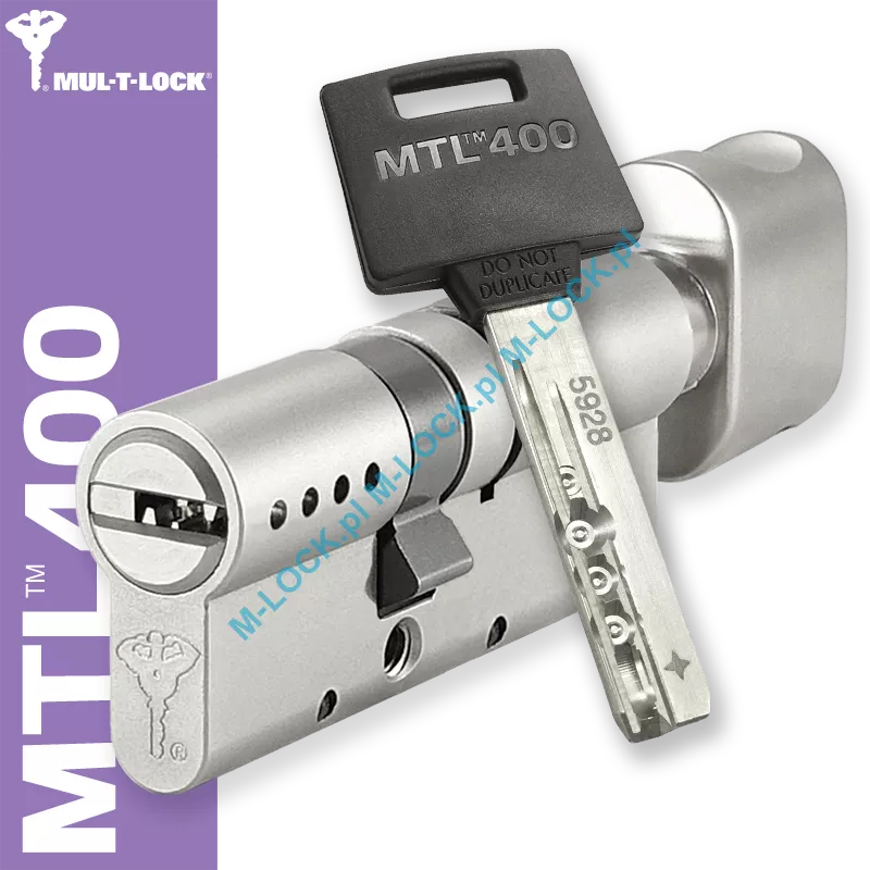MUL-T-LOCK MTL 400 / Classic PRO 31/45G2NN (76 mm), wkładka patentowa z gałką