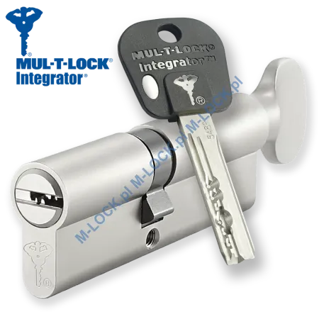 MUL-T-LOCK Integrator 40/50G1NN (90 mm), wkładka patentowa z pokrętłem