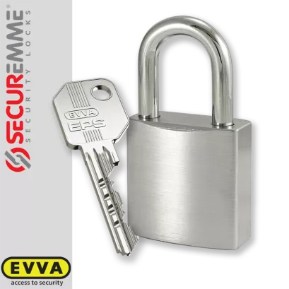 SECUREMME 7550XCS / EVVA EPSsymo, kłódka hartowana