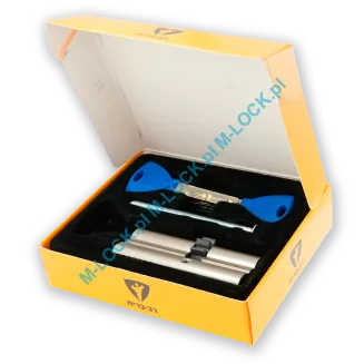 RB DYNAMIC 33/43ZN (76 mm), wkładka patentowa do drzwi WITEX Superlock - 6