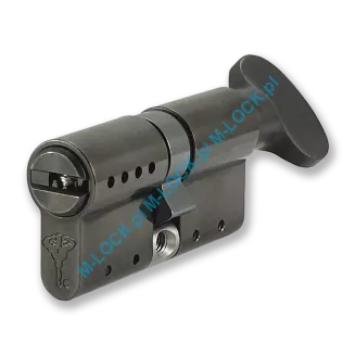 MUL-T-LOCK MTL 400 Modular / Classic PRO 31/31G1NB (62 mm), wkładka patentowa z pokrętłem - black nickel - 3