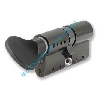 MUL-T-LOCK MTL 400 Modular / Classic PRO 31/31G1NB (62 mm), wkładka patentowa z pokrętłem - black nickel - 4