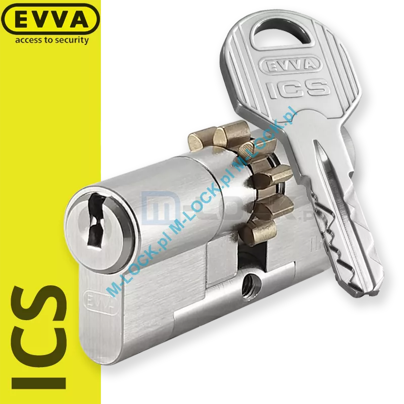 EVVA ICS 31/41ZN (72 mm), wkładka patentowa do drzwi WITEX Super-Lock