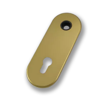 Szyld długi na wkładkę (85 mm) CI-0685-AB, stary mosiądz