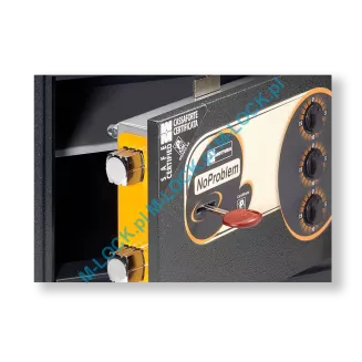 MOTTURA 11.KC130 NO PROBLEM sejf wolnostojący z zamkiem kluczowym i mechanizmem szyfrowym (12 l) - 4