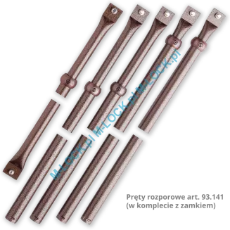 MOTTURA 30.641 zamek rozporowy na klucz typu POMPA - 4