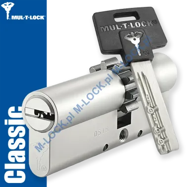 MUL-T-LOCK Classic 33/48ZN (81 mm), wkładka patentowa do drzwi WITEX Super-Lock (wzmocniona)