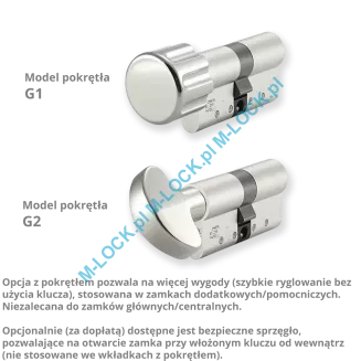 KESO 6000 FP2 - wkładka patentowa, kolor: nikiel (konfigurator) - 5