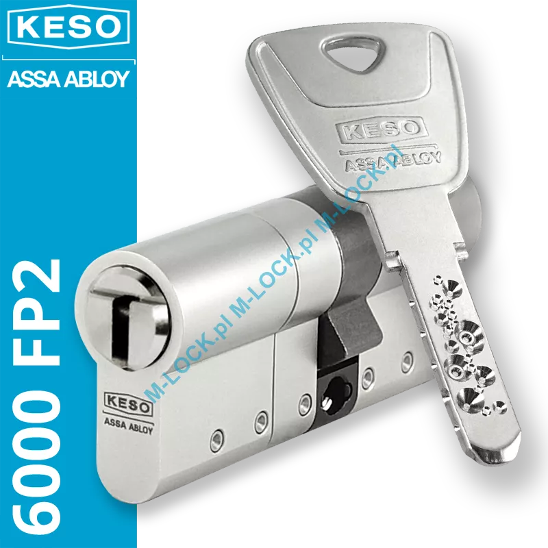 KESO 6000 FP2 - wkładka patentowa, kolor: nikiel (konfigurator)