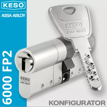 KESO 6000 FP2 - wkładka patentowa, kolor: nikiel (konfigurator)
