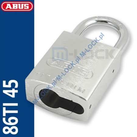 ABUS-86TI-45 TITALIUM / kłódka bez wkładki