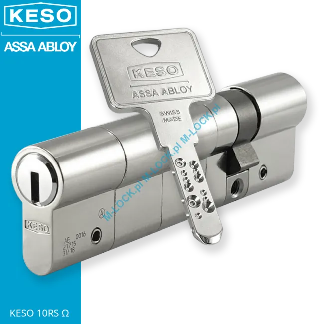 KESO 10RS Omega 30/90NN (120 mm), wkładka patentowa - M-LOCK