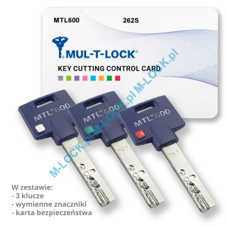 MUL-T-LOCK MTL 600 Modular / Interactive+ 33/51NN (84 mm), wkładka patentowa - 2
