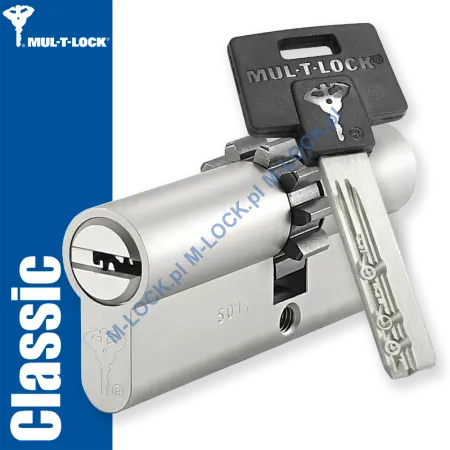 MUL-T-LOCK Classic 33/43ZN (76 mm), wkładka patentowa do drzwi WITEX Super-Lock