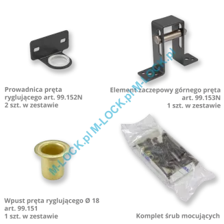 MOTTURA 34.329/SBC zamek rozporowy na klucz typu POMPA - 6