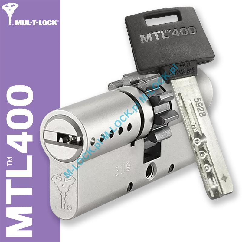 MUL-T-LOCK MTL400 (31/40ZN - 71 mm), wkładka patentowa do drzwi WITEX Super-Lock